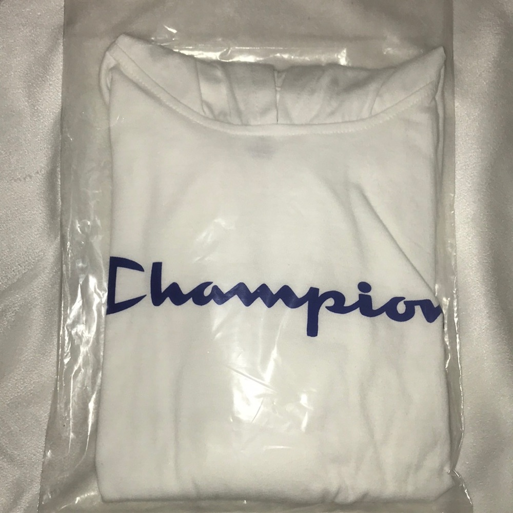 Champion White Hoodie